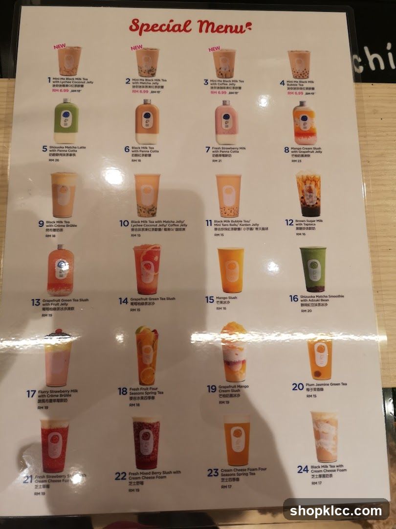 Special Menu