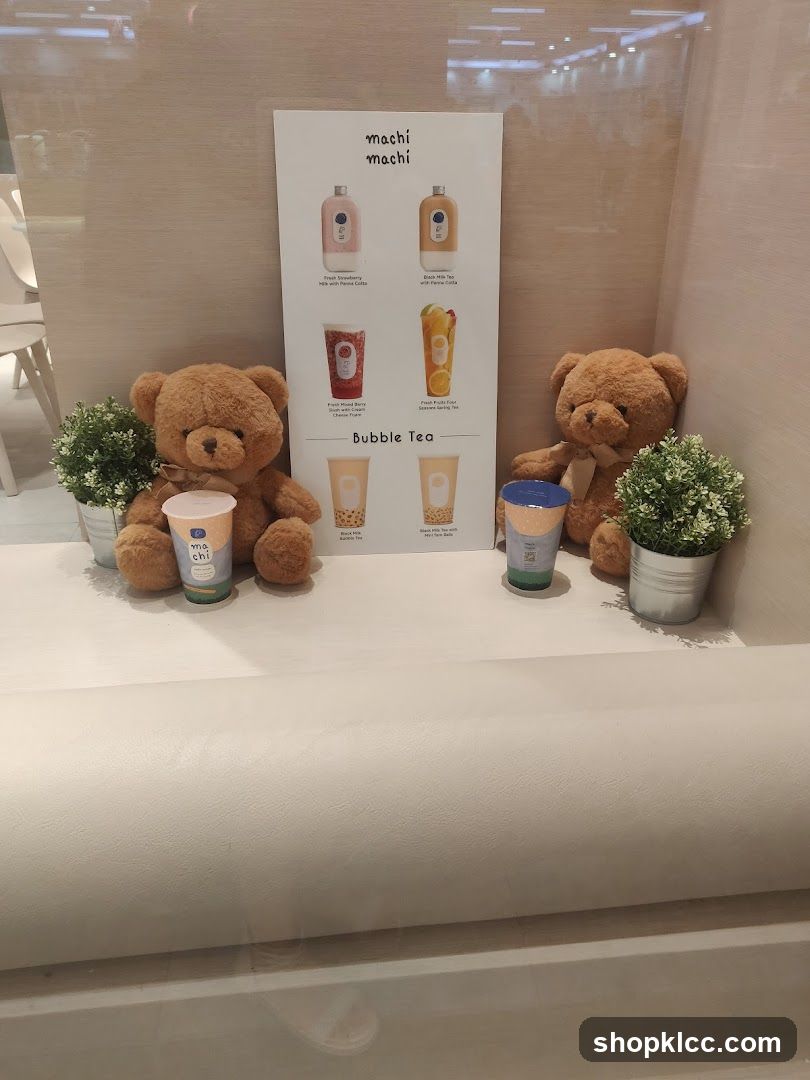 Machi Machi Bubble Tea Display
