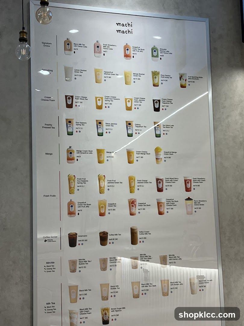 Machi Machi Menu