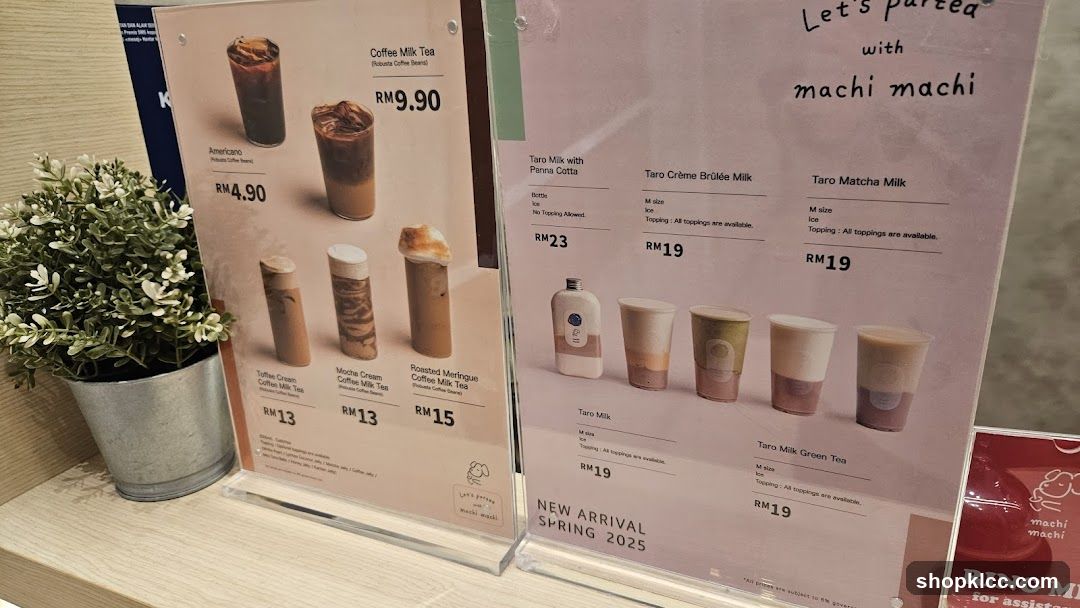 Let's purtea with machi machi Menu