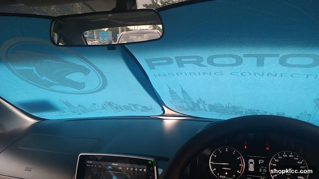 Car Sunshade with Proton Branding