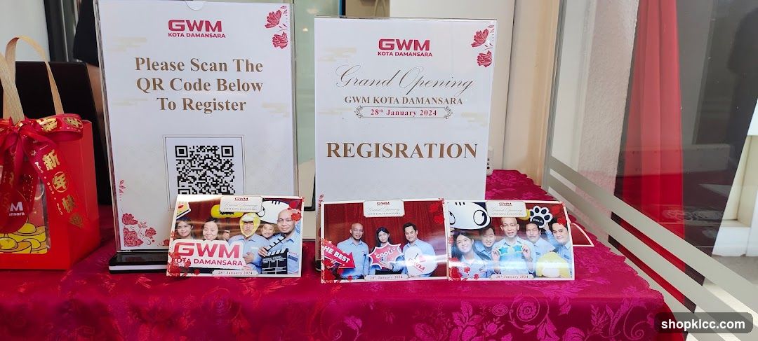 Grand Opening Registration Display