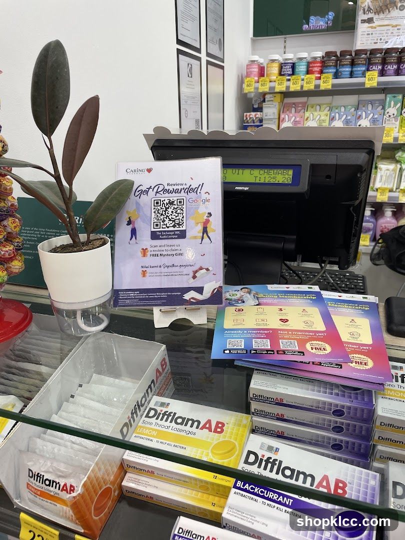 Pharmacy Counter Display