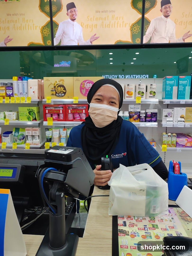 Pharmacy Counter with Staff