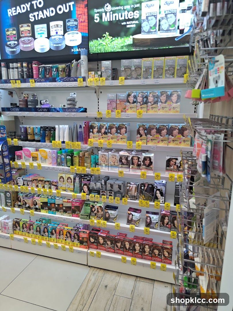 Hair Dye and Styling Products