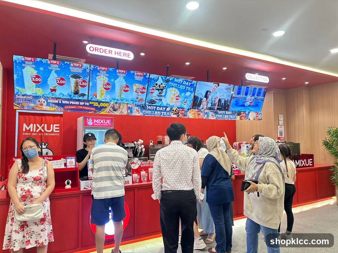 Mixue Ice Cream & Tea Shop Interior