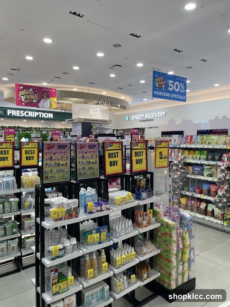 Pharmacy Aisles with Promotions