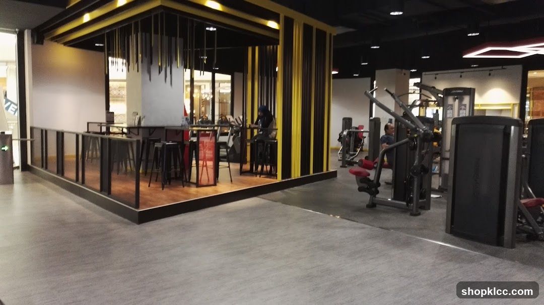 Gym Interior with Seating Area