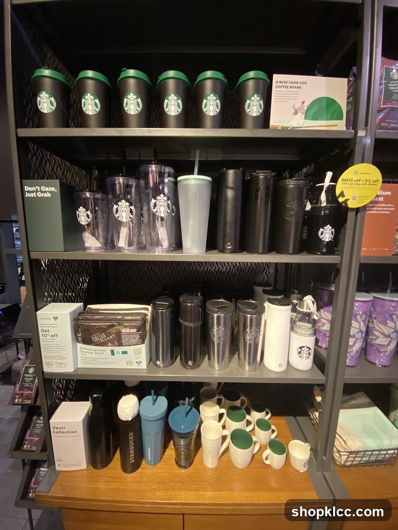 Starbucks Merchandise Display
