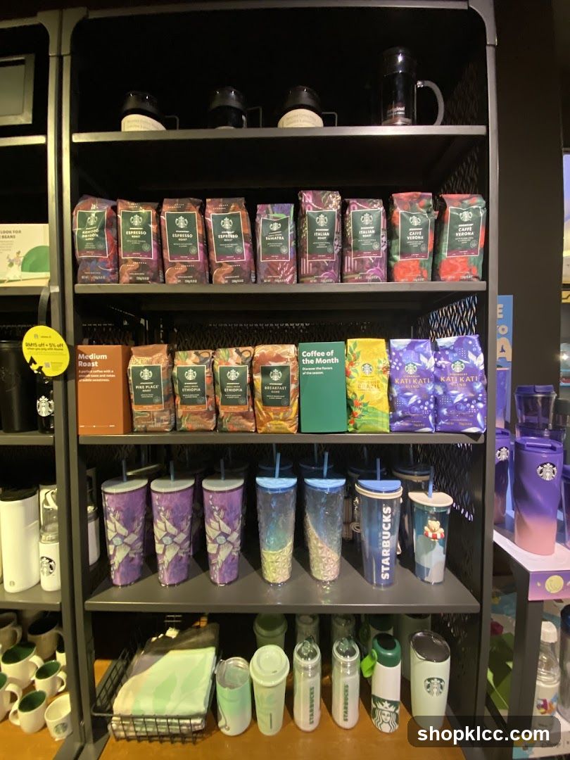 Starbucks Merchandise Display