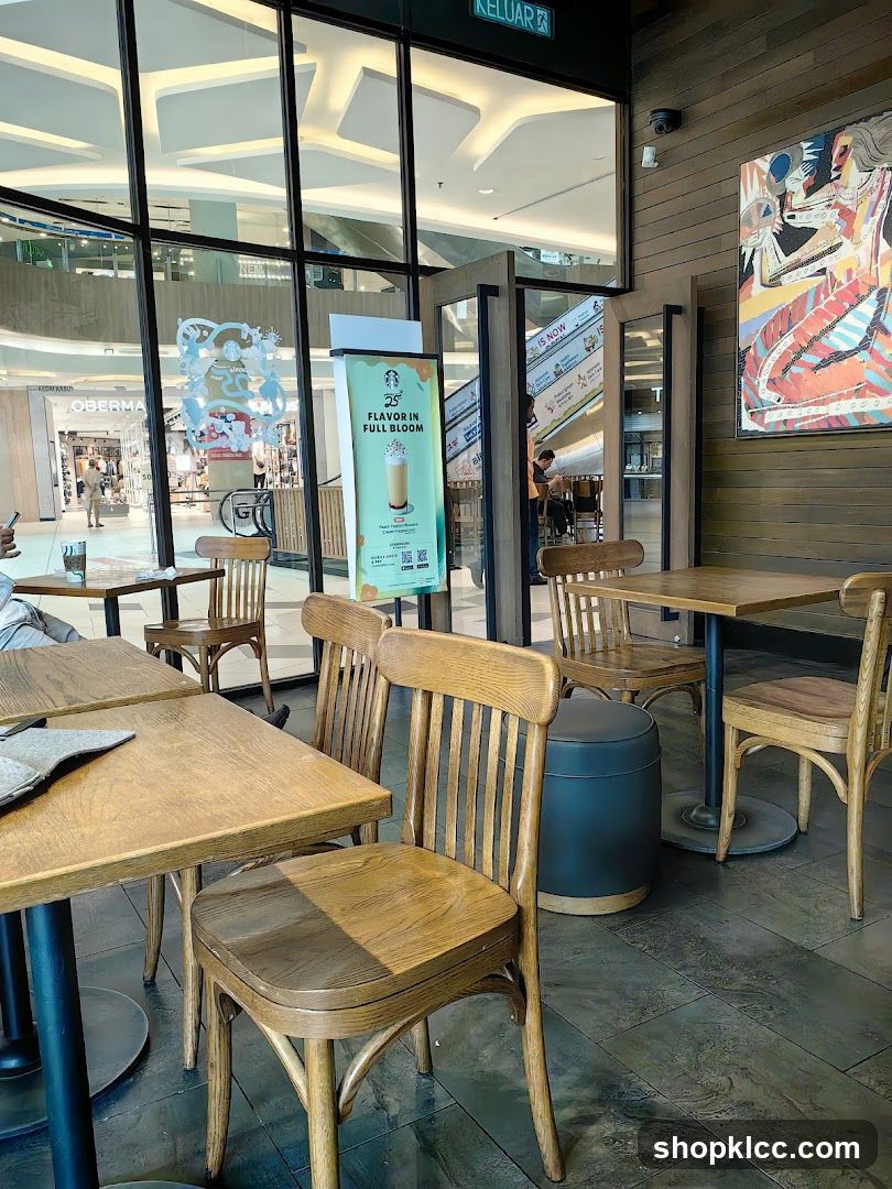 Starbucks Interior with Seating