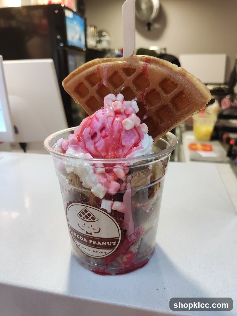 Dessert Cup with Waffle