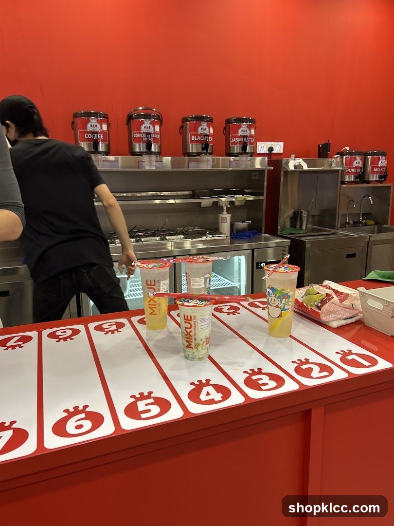 Beverage Station Interior