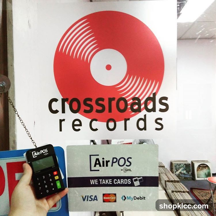 Crossroads Records Signage