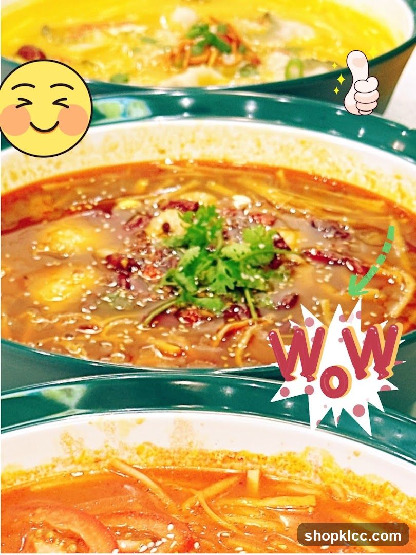 Bowls of Noodle Soup