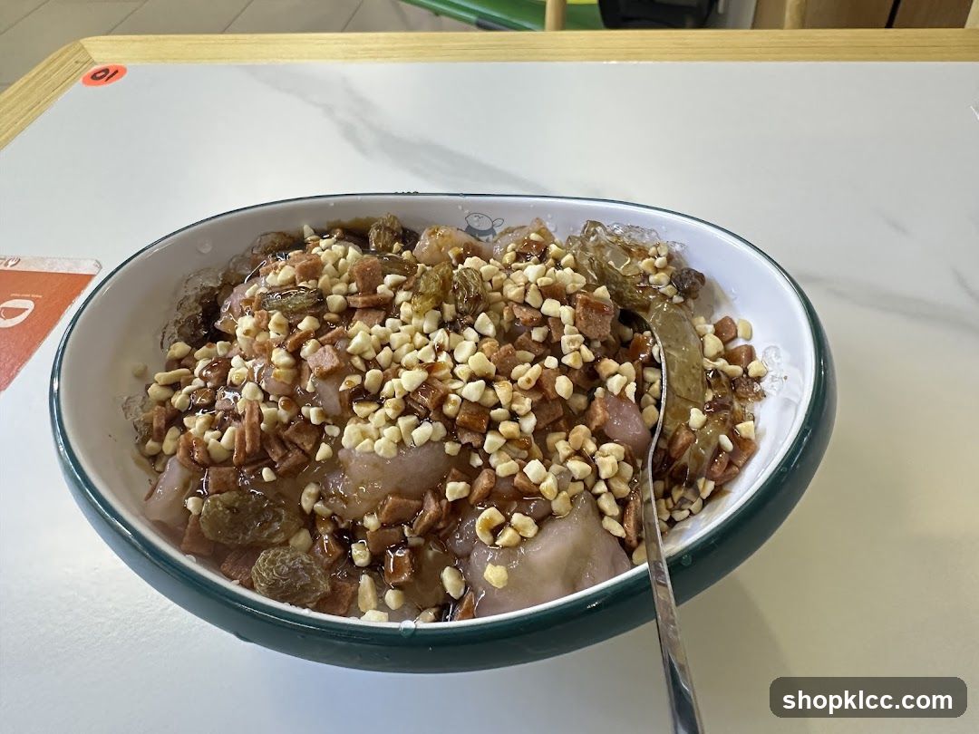 Dessert with Nuts and Raisins