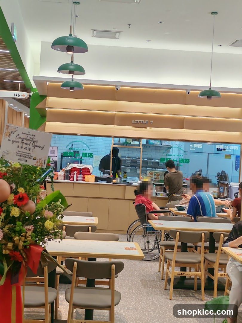 Restaurant Interior with Diners