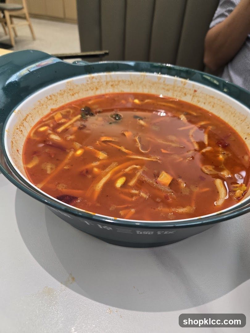 Spicy Noodle Soup