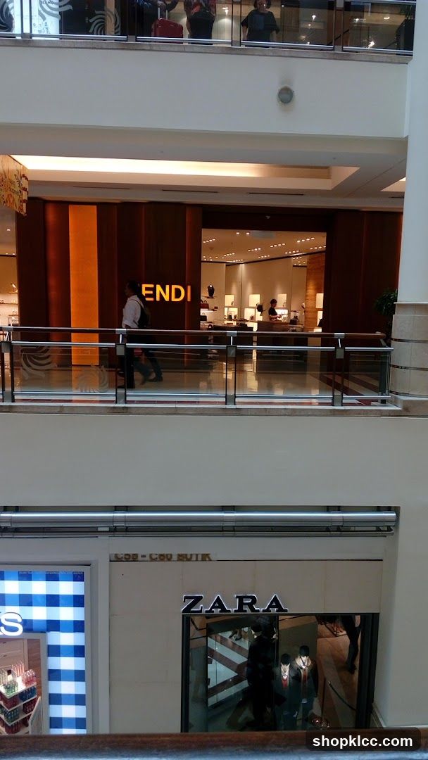 Fendi and Zara Stores