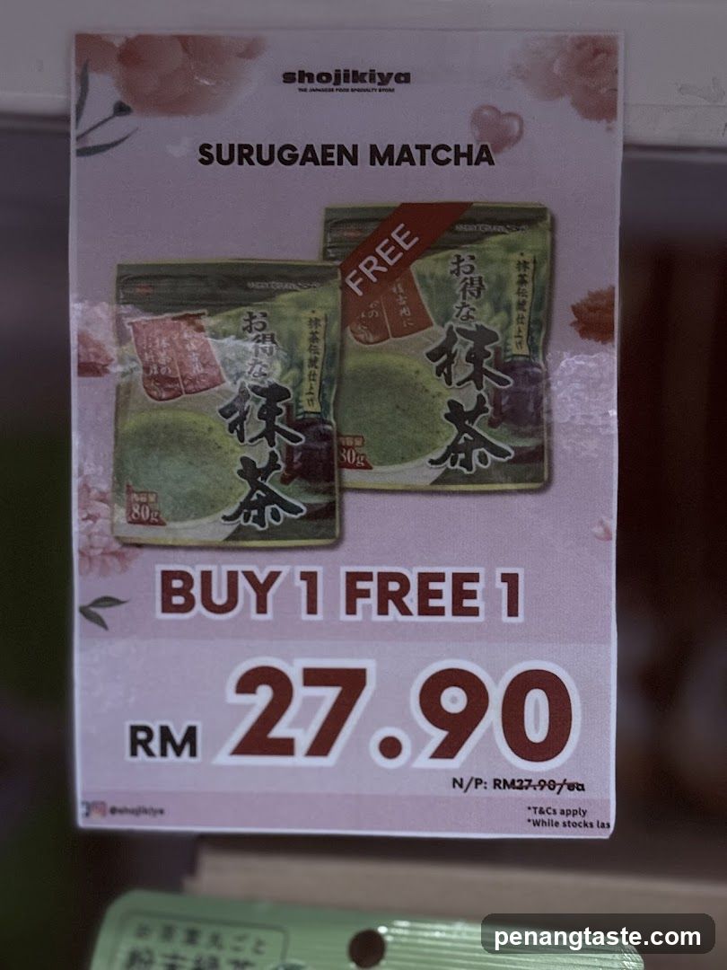 Surugaen Matcha Promotion