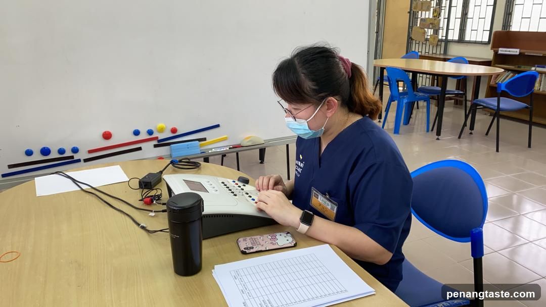 Woman working at a desk