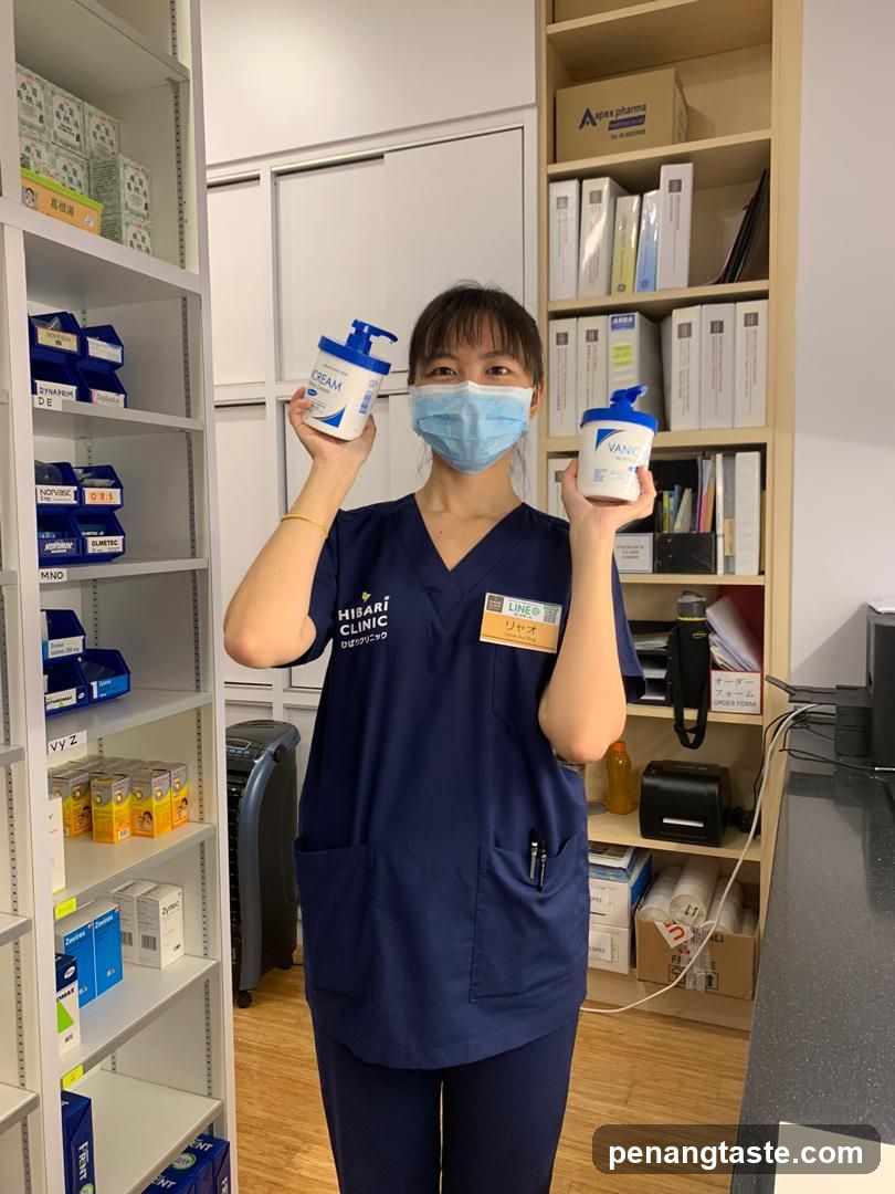 Clinic Staff Holding Products