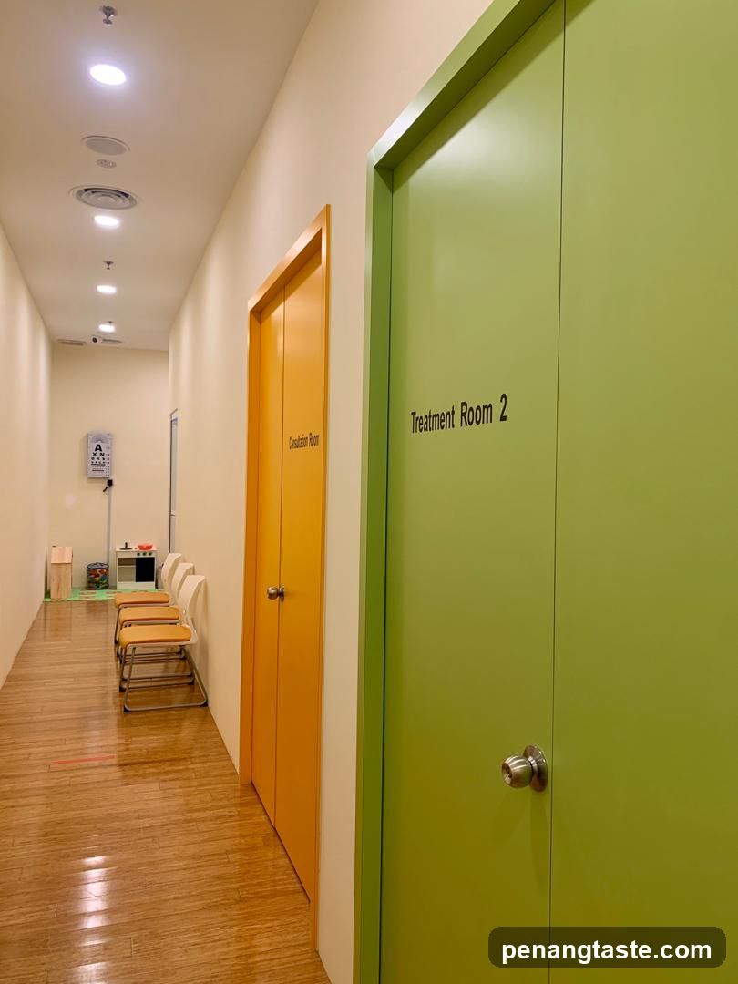 Hallway with Doors