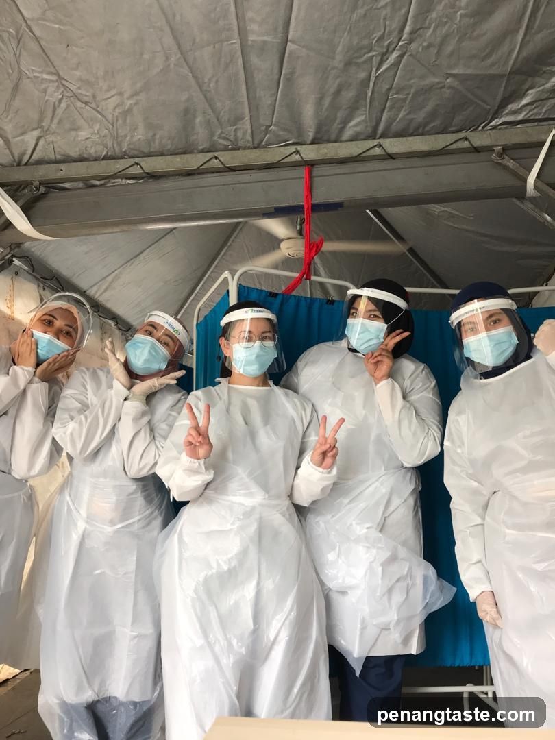 Healthcare workers in PPE