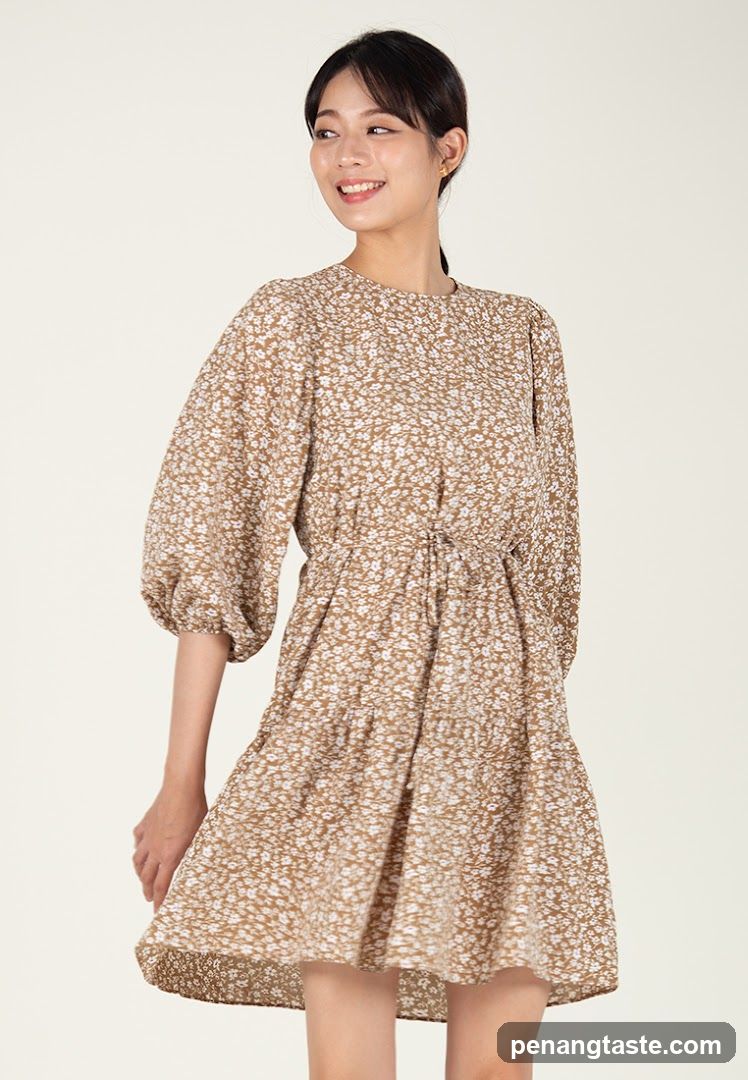 Woman in Floral Dress