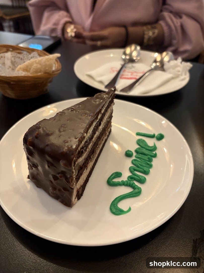 Chocolate Cake Slice