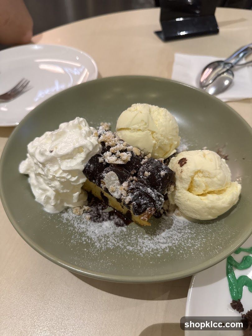 Dessert with Ice Cream
