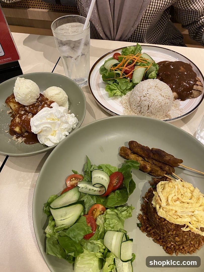 Table with food