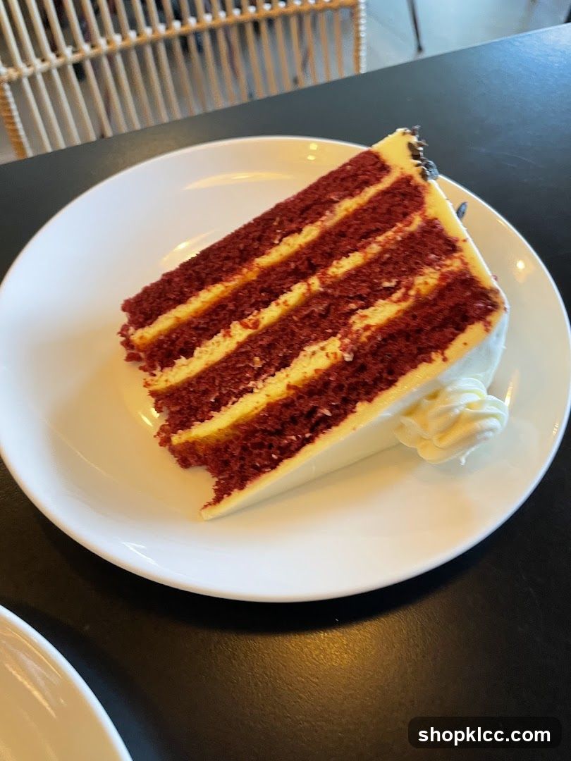 Red Velvet Cake Slice