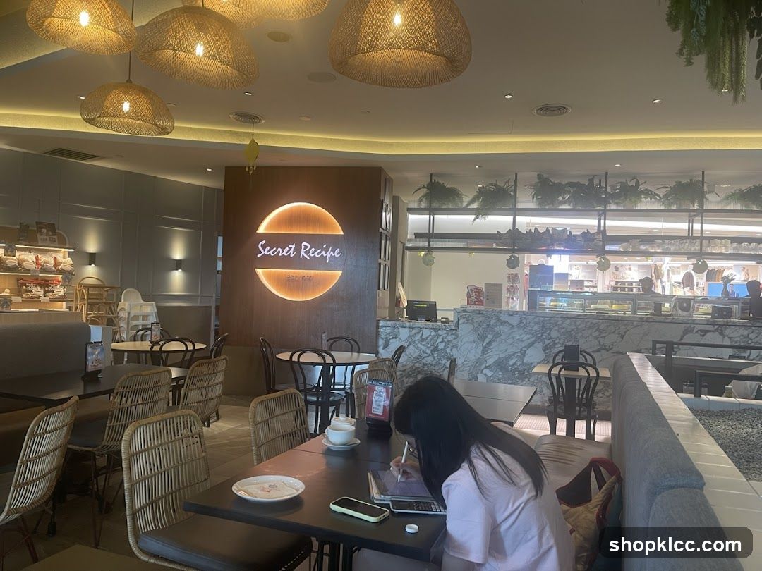 Interior of Secret Recipe cafe
