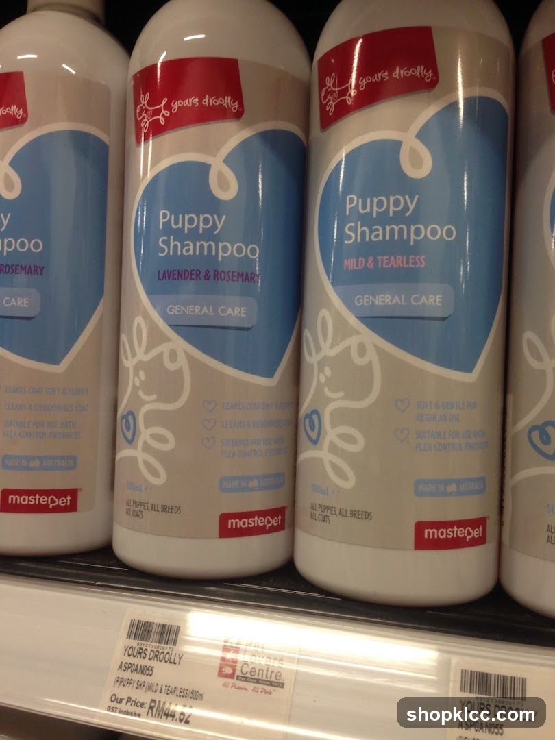 Puppy Shampoo Bottles