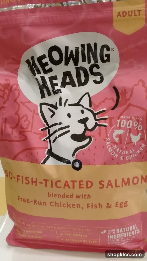 Meowing Heads Cat Food Bag