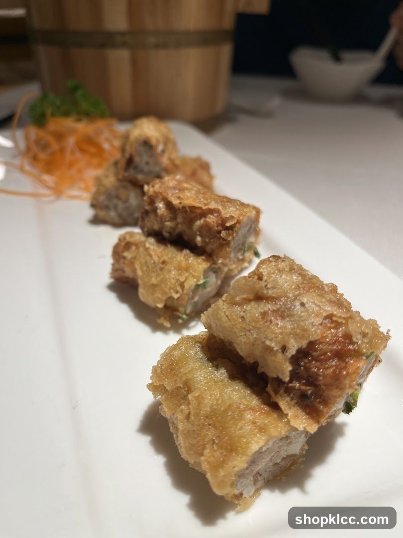 Fried Rolls with Shredded Carrots