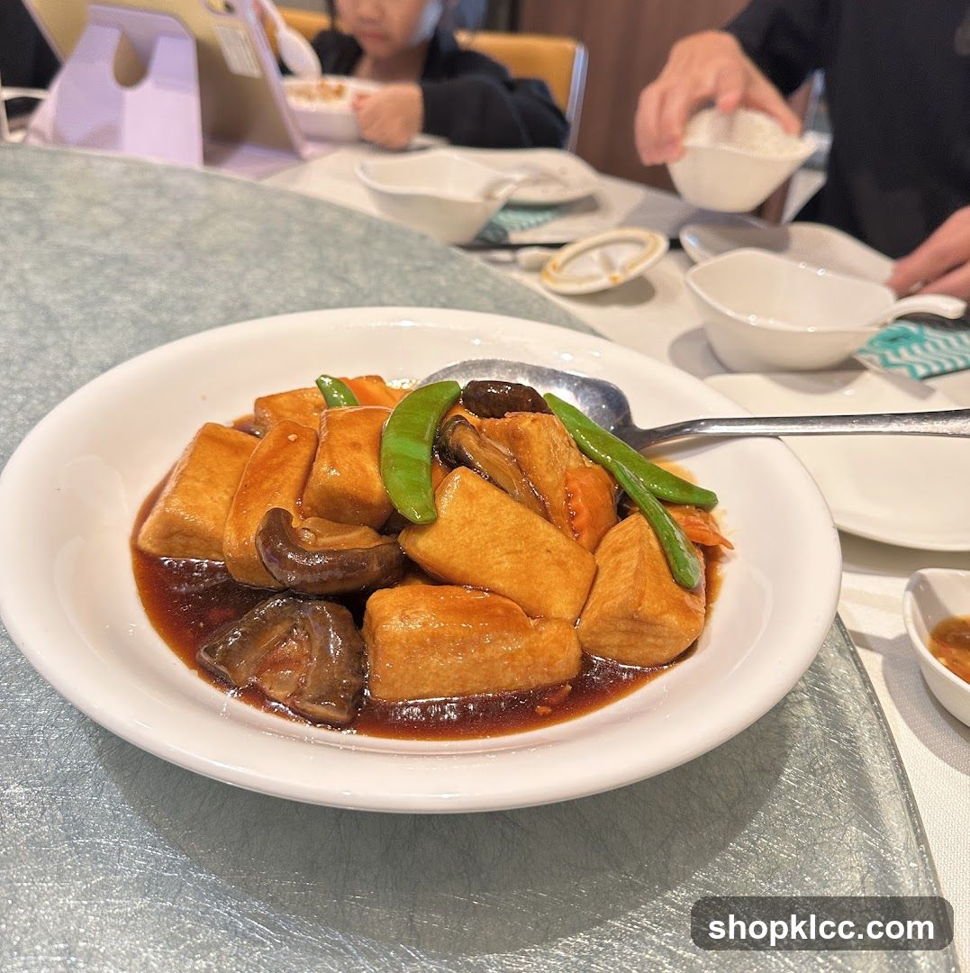 Tofu and Mushroom Dish
