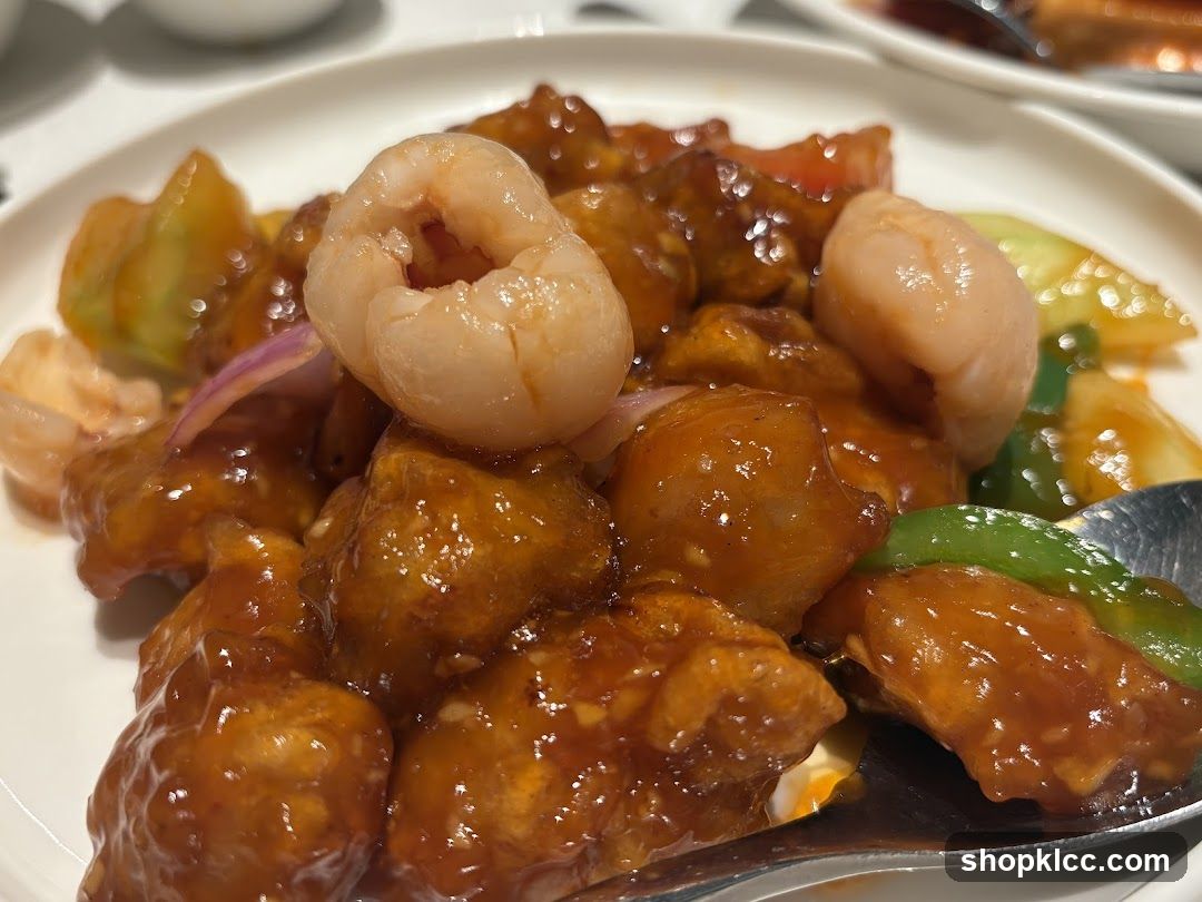 Sweet and Sour Chicken with Lychee
