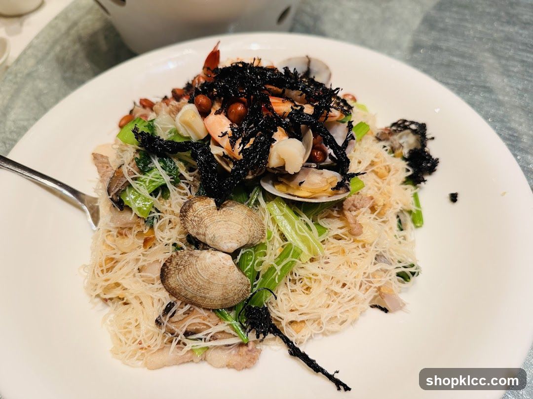 Seafood and Noodle Dish