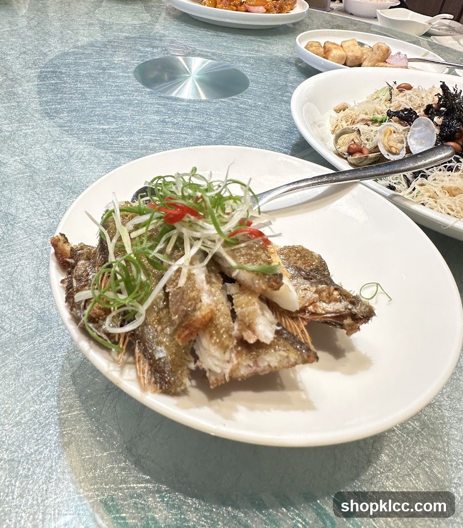 Fried Fish with Scallions