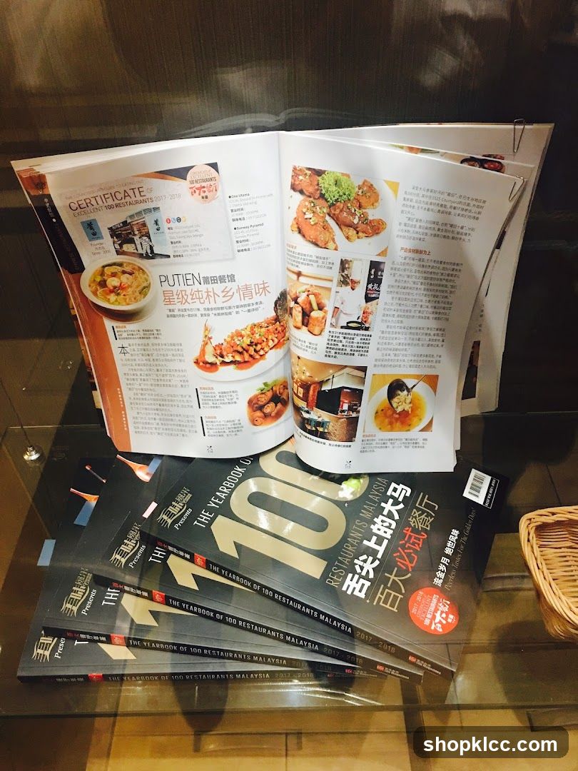 Yearbook of 100 Restaurants Malaysia