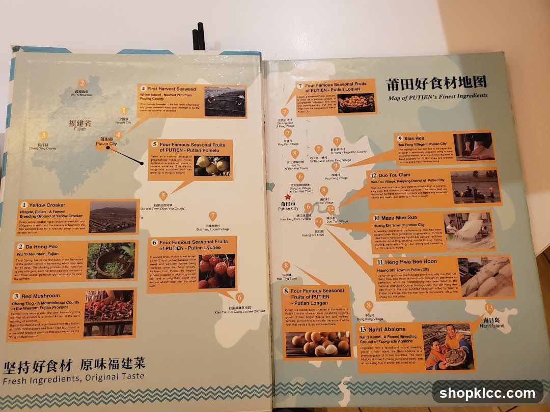 Map of PUTIEN's Finest Ingredients