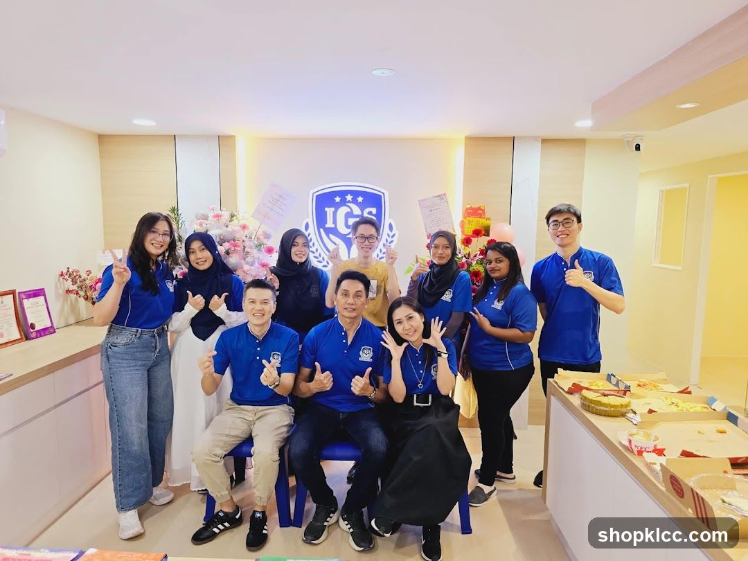 Group Photo with IGS Logo
