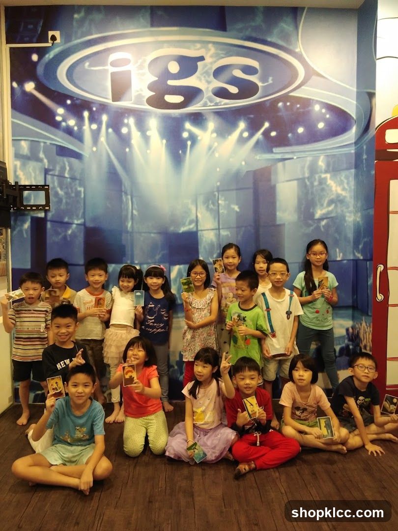 Children Posing with Cards
