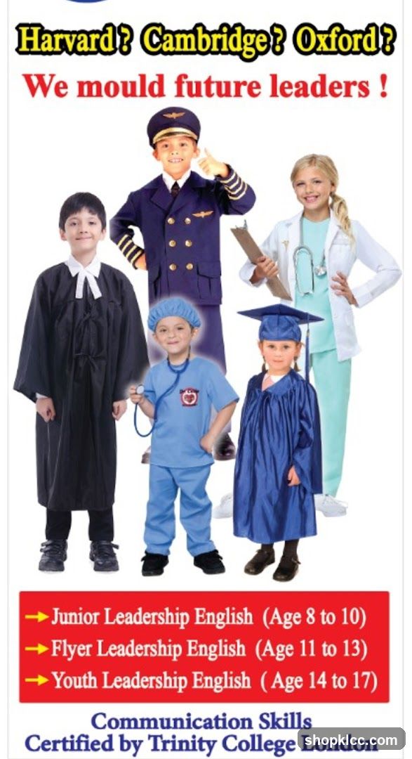 Children in professional costumes