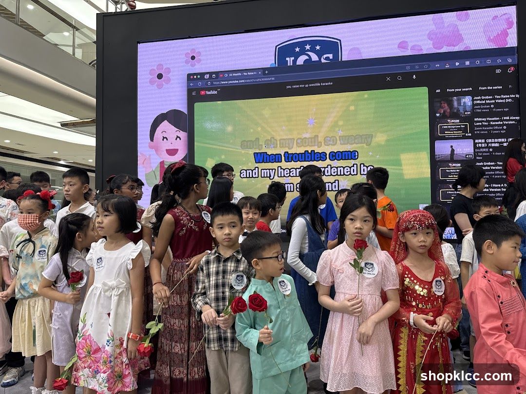 Children Watching Karaoke