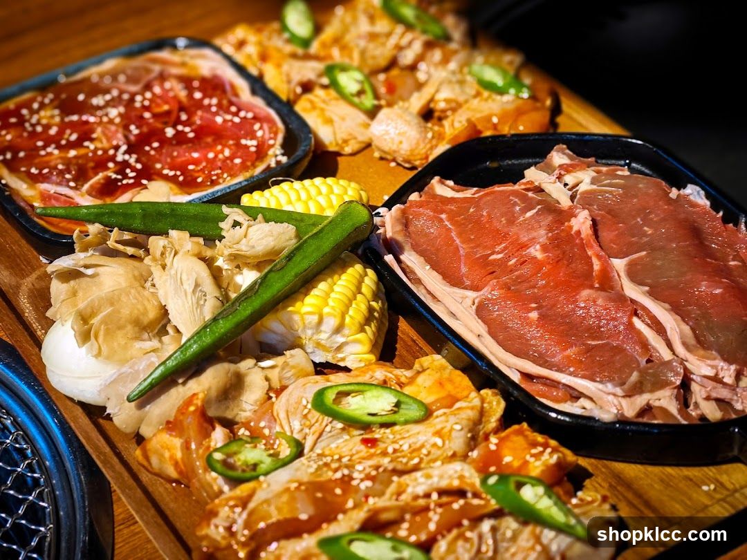Assorted Meats and Vegetables
