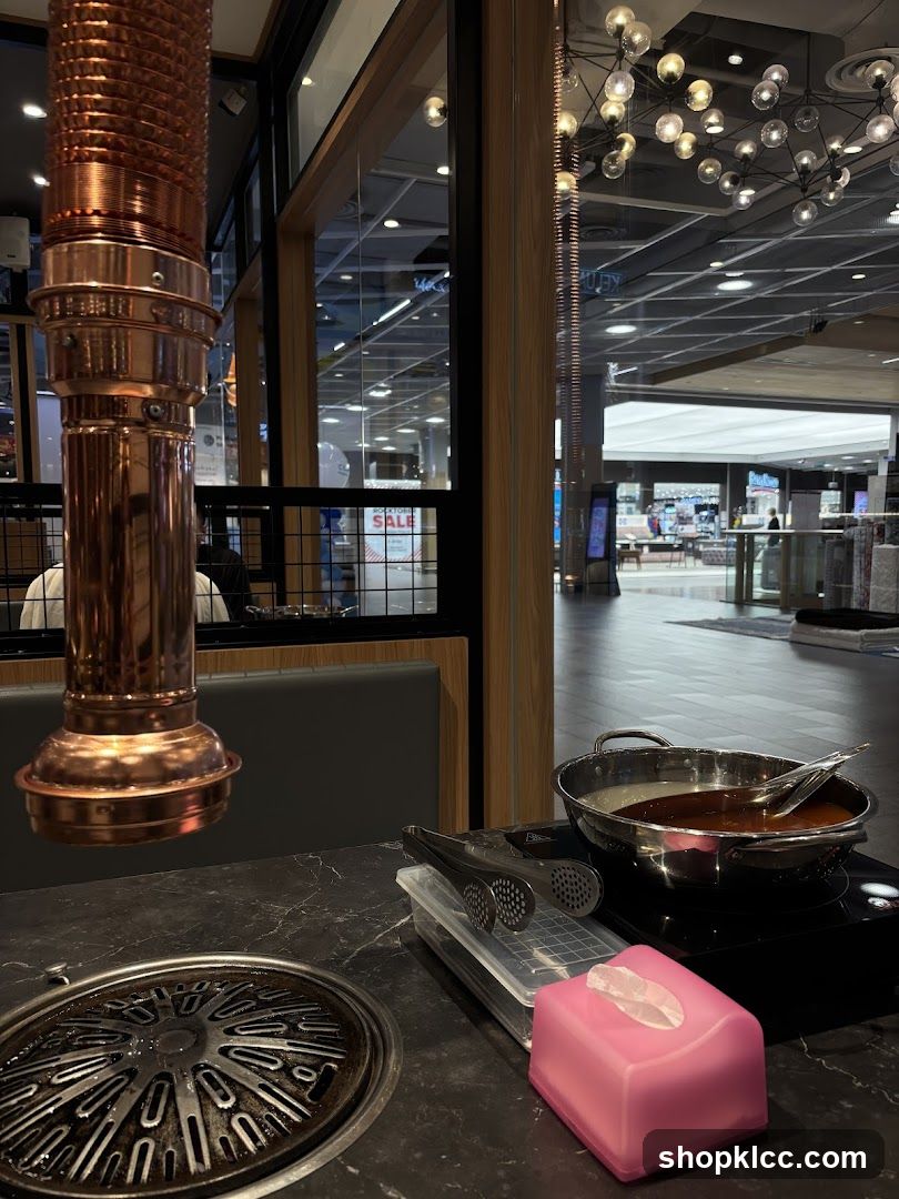 Korean BBQ Grill Setup