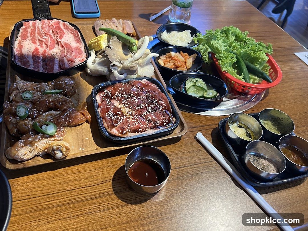 Korean BBQ Spread